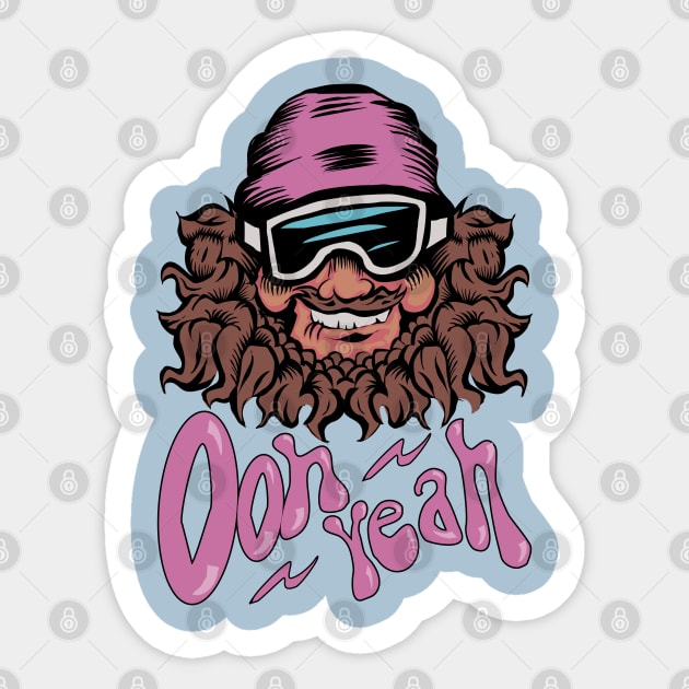 Ooh yeah! Sticker by Ace13creations